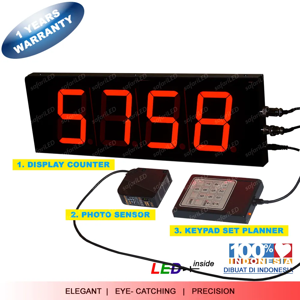 7 segment display counter