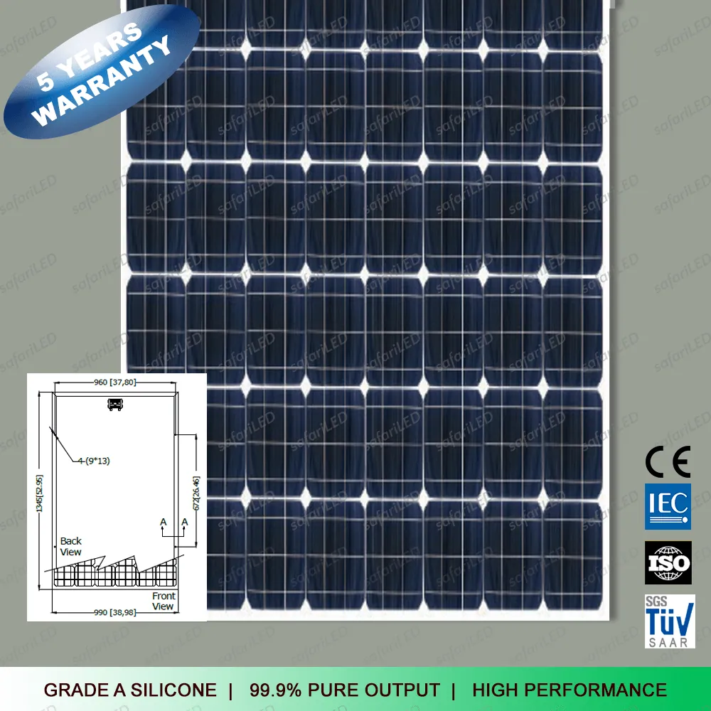 Solar panel 200Wp monocristallyne