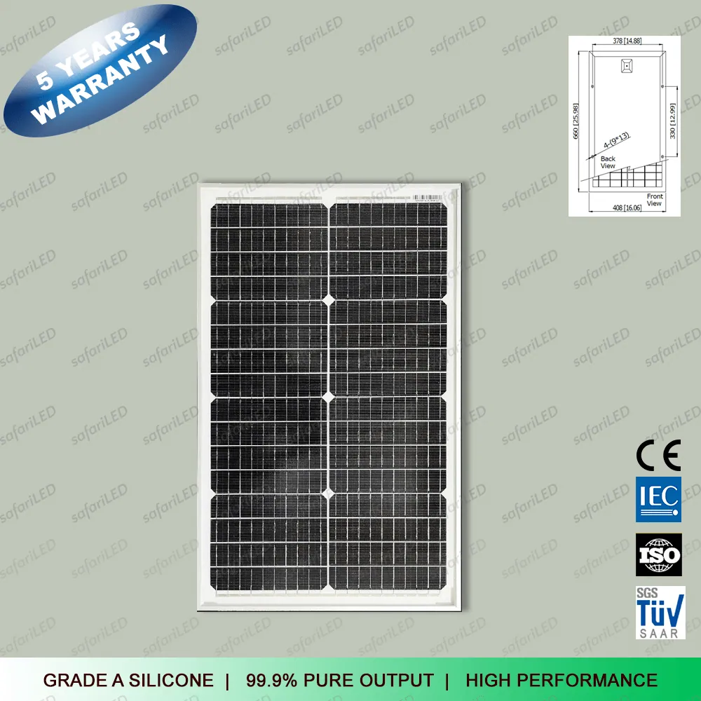 Solar panel 50Wp monocristallyne